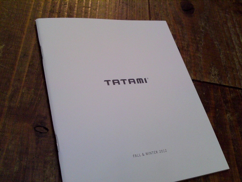 TATAMIのカタログが届きました。